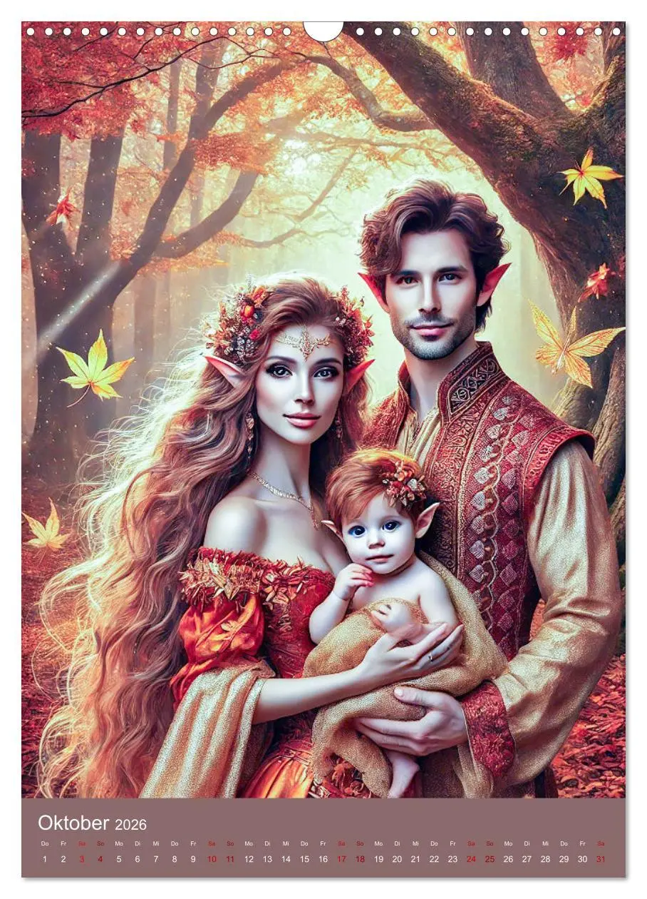 Bild: 9783457259832 | Mystische Welten, Fantasy Naturzauber (Wandkalender 2026 DIN A3...