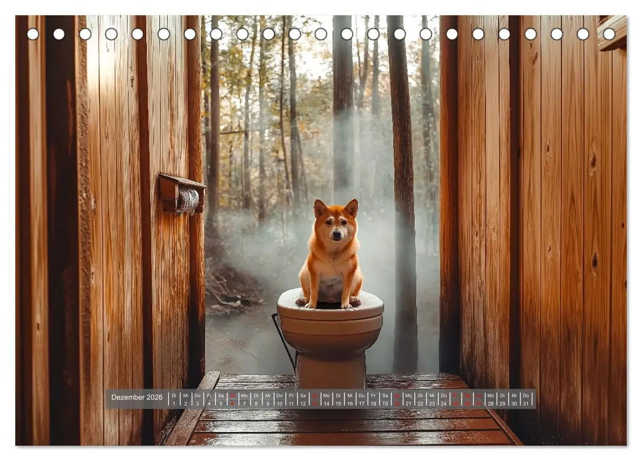 Bild: 9783457329832 | Sitz, Platz, Spül - Hunde auf dem Thron (Tischkalender 2026 DIN A5...