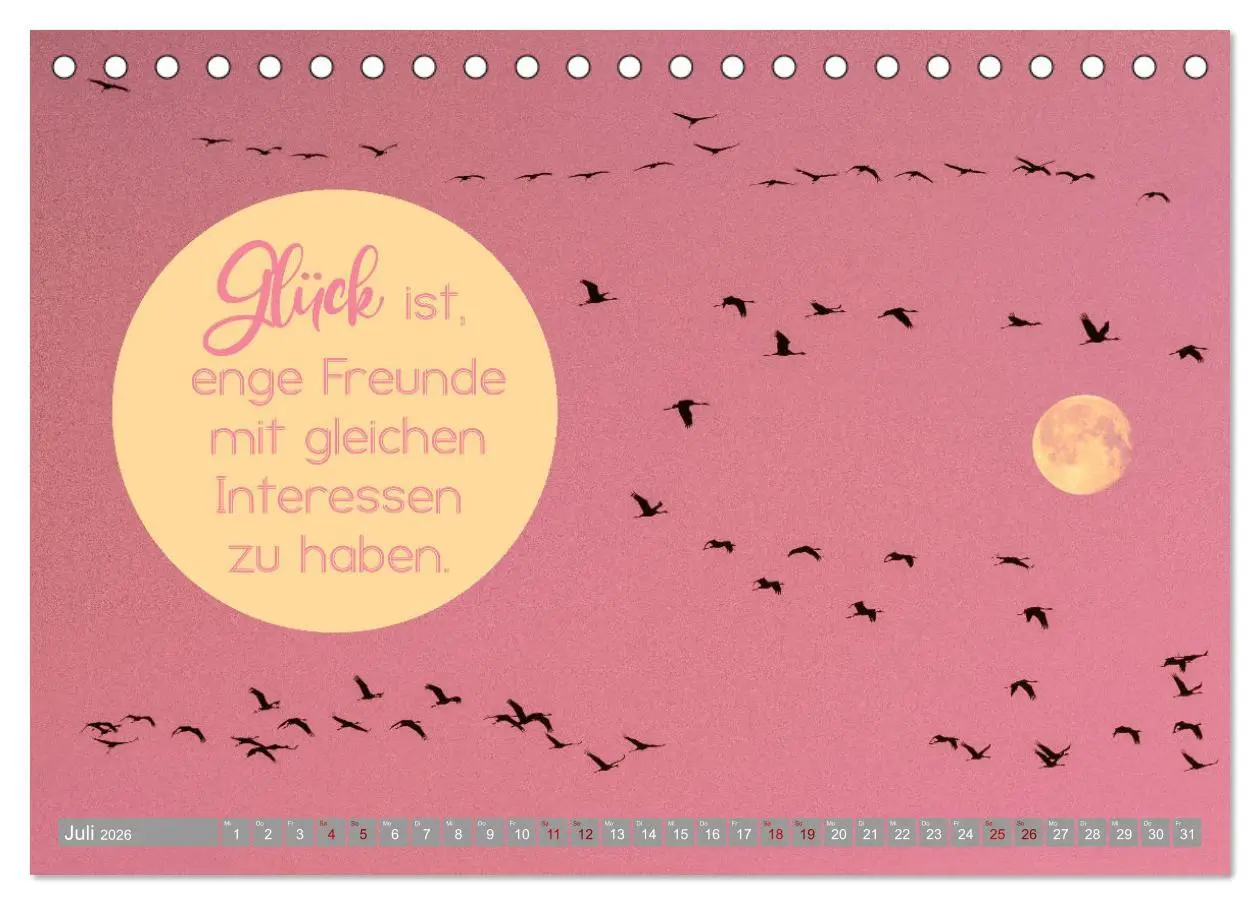 Bild: 9783457639832 | ACHTSAMKEIT - Wege des Glücks (Tischkalender 2026 DIN A5 quer),...