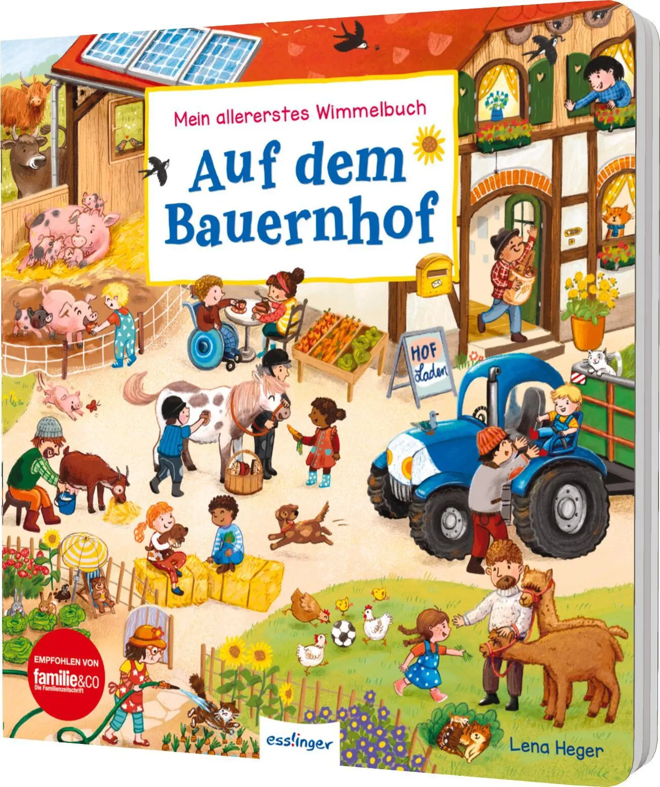 Cover: 9783480239832 | Mein allererstes Wimmelbuch: Auf dem Bauernhof | Mit Suchaufgaben