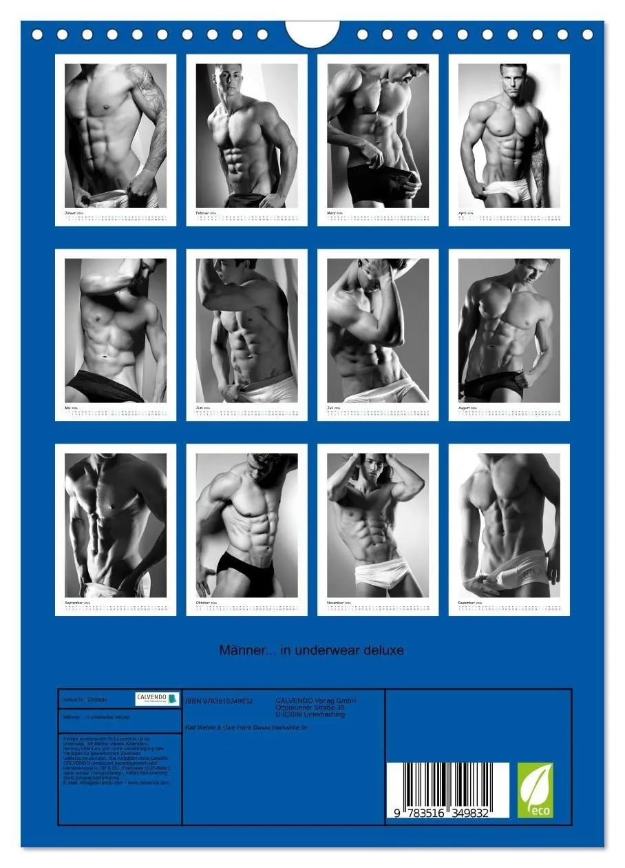 Bild: 9783516349832 | Männer... in underwear deluxe (Wandkalender 2026 DIN A4 hoch),...