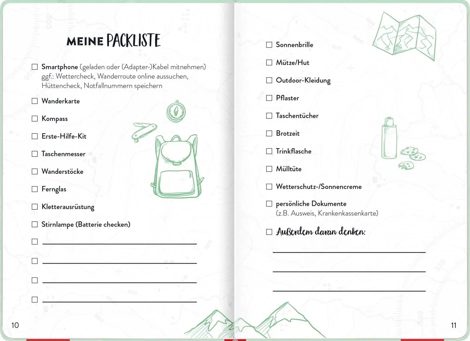 Bild: 4036442009932 | Wandertagebuch | Groh Verlag | Notizbuch | 96 S. | Deutsch | 2022