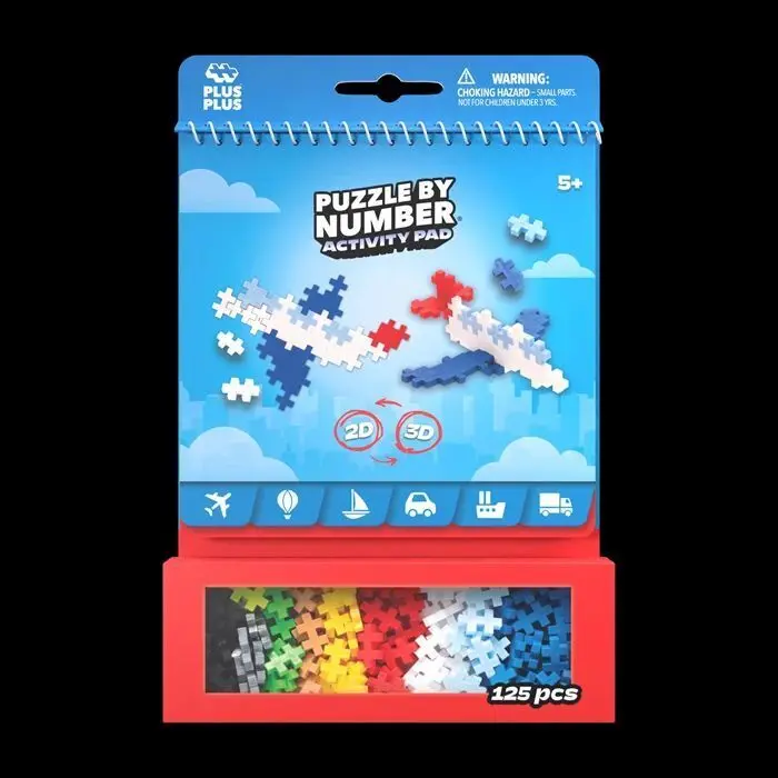 Bild: 5710409109932 | PLUS PLUS - 125 Kreativ Bausteine Puzzle Transport | Deutsch | 2025
