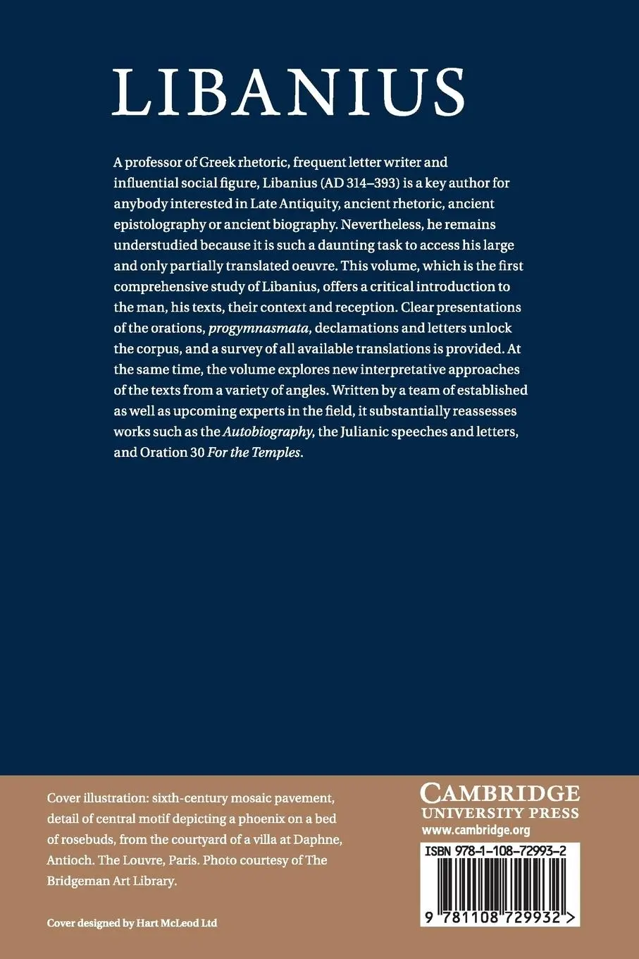 Rückseite: 9781108729932 | Libanius | Lieve van Hoof | Taschenbuch | Englisch | 2018