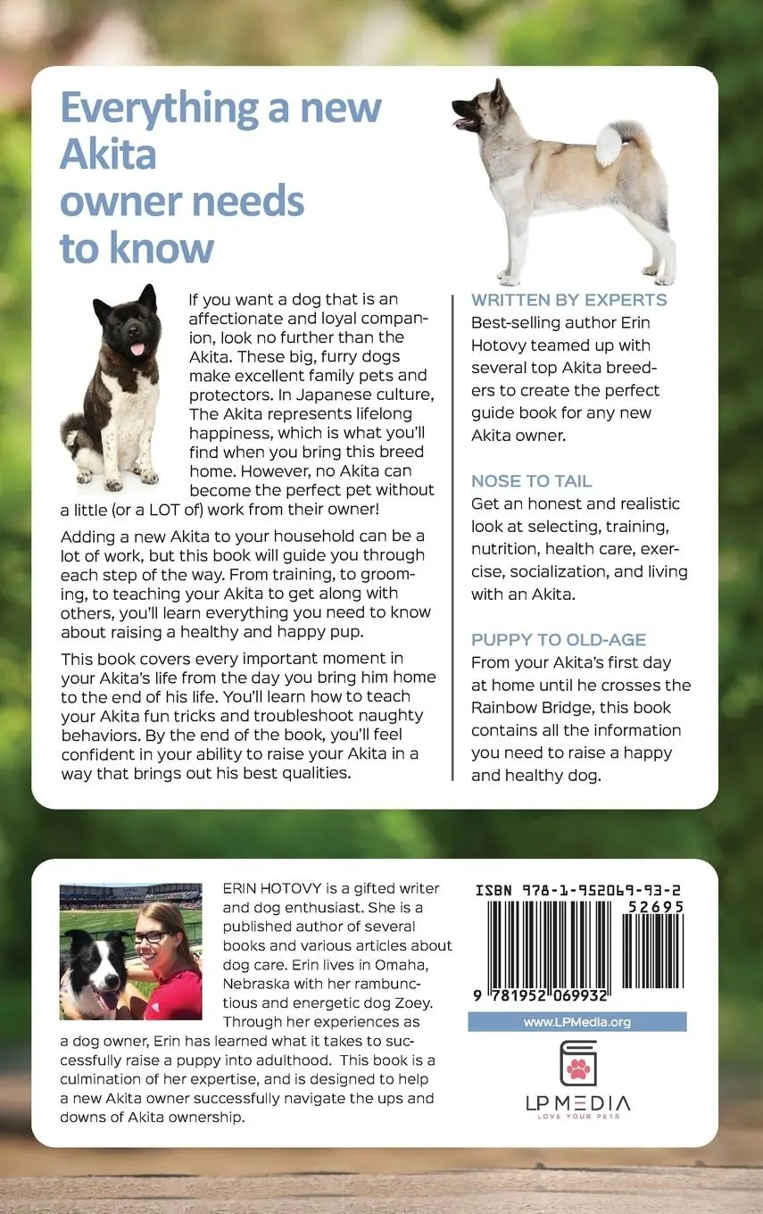 Rückseite: 9781952069932 | The Complete Guide to Akitas | Erin Hotovy | Buch | Englisch | 2020
