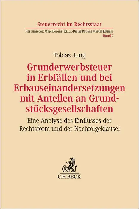 Cover: 9783406829932 | Grunderwerbsteuer in Erbfällen und bei Erbauseinandersetzungen mit...