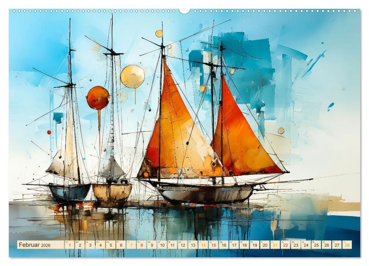 Bild: 9783457489932 | Segeln, der Traum beginnt (hochwertiger Premium Wandkalender 2026...