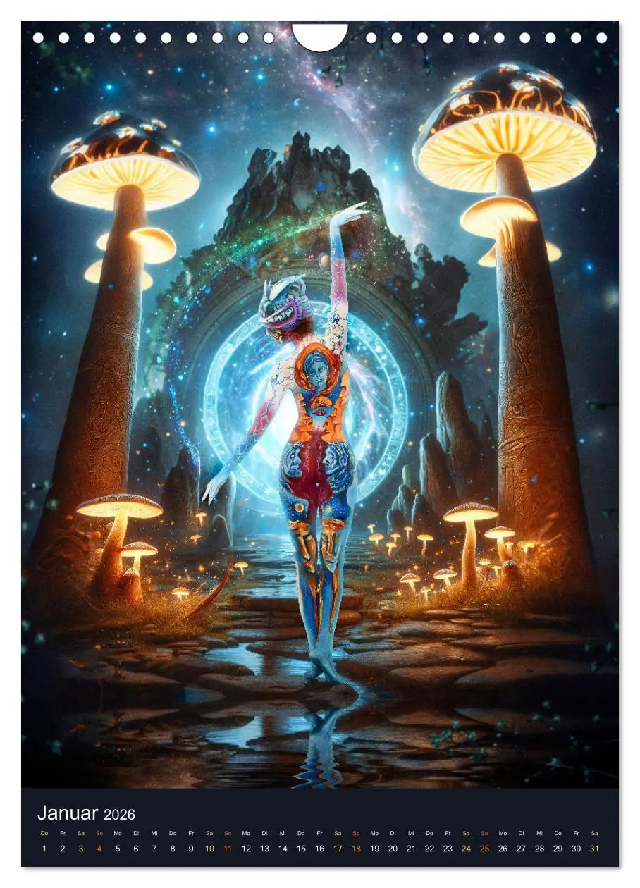 Bild: 9783516269932 | Bodypainting Adventures (Wandkalender 2026 DIN A4 hoch), CALVENDO...