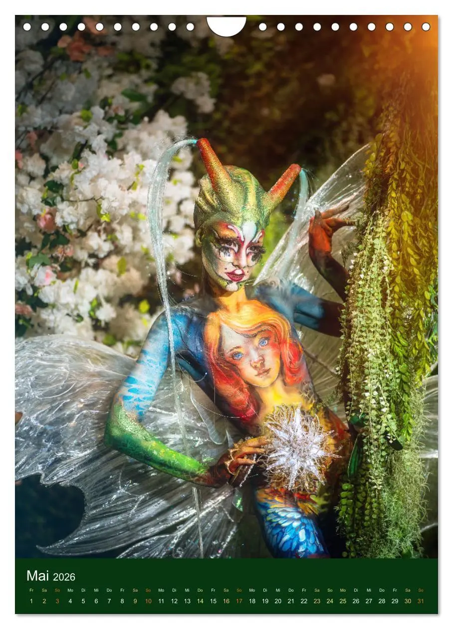 Bild: 9783516269932 | Bodypainting Adventures (Wandkalender 2026 DIN A4 hoch), CALVENDO...