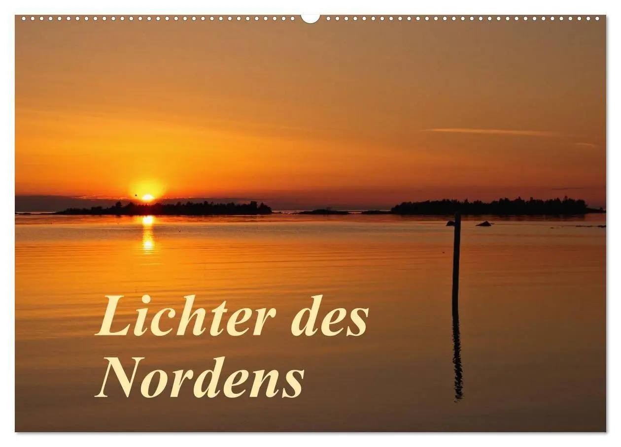 Cover: 9783594179932 | Lichter des Nordens (Wandkalender 2027 DIN A2 quer), CALVENDO...