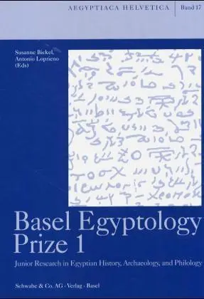 Cover: 9783796519932 | Basel Egyptology Prize 1 | Buch | Aegyptiaca Helvetica | Deutsch