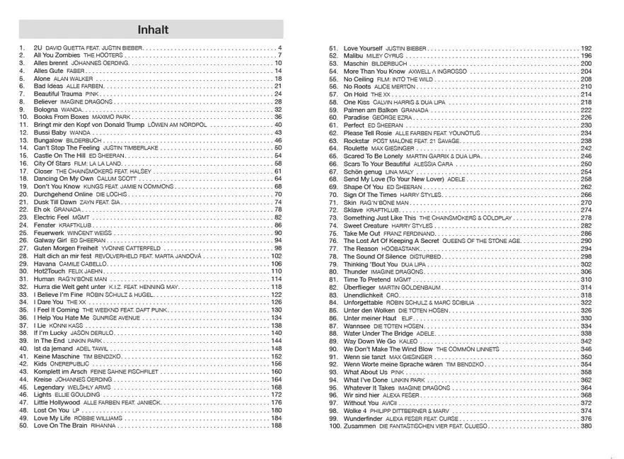Bild: 9783865439932 | Hitbook 2 - 100 Charthits für Gitarre. Bd.2 | Bosworth Edition | Buch