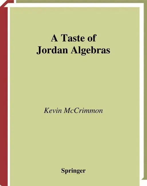 Bild: 9781441930033 | A Taste of Jordan Algebras | Kevin Mccrimmon | Taschenbuch | xxv