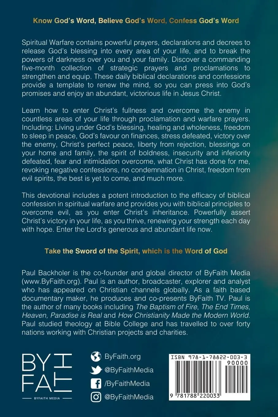 Rückseite: 9781788220033 | Spiritual Warfare, Prayers, Declarations and Decrees to Release...