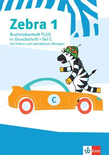 Cover: 9783122710033 | Zebra 1. Buchstabenheft PLUS in Grundschrift mit Videos und...