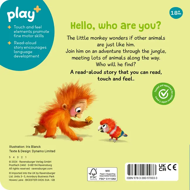 Bild: 9783380970033 | Play+ Are you a monkey like me? | Kathrin Lena Orso | Buch | Play+