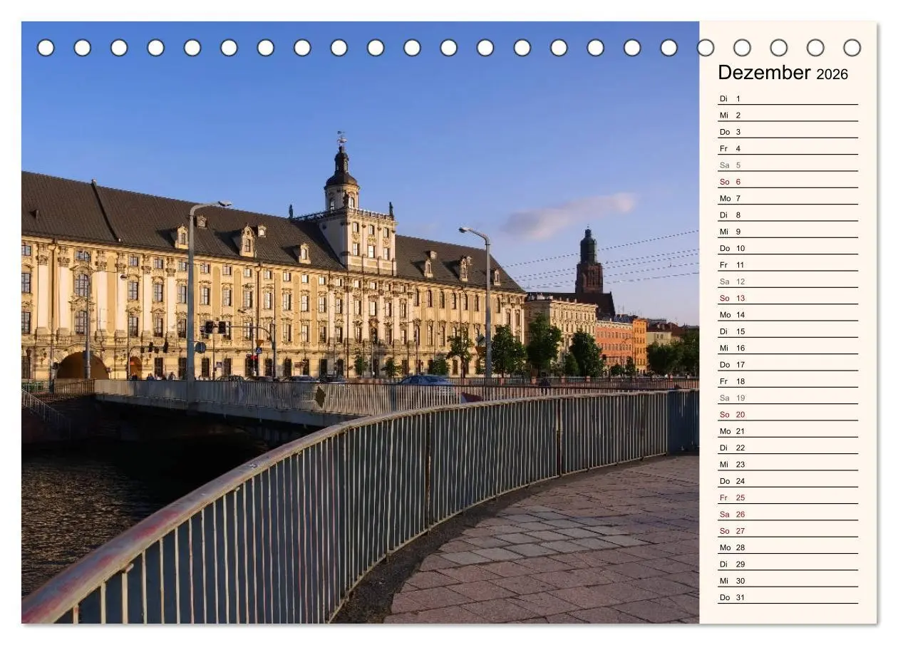 Bild: 9783457810033 | Breslau - Schlesiens Herz an der Oder (Tischkalender 2026 DIN A5...