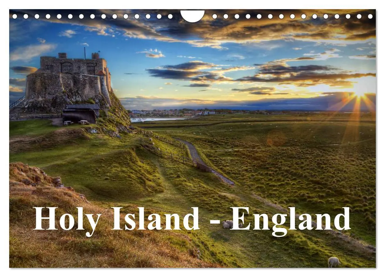 Cover: 9783516140033 | Holy Island - England (Wandkalender 2026 DIN A4 quer), CALVENDO...