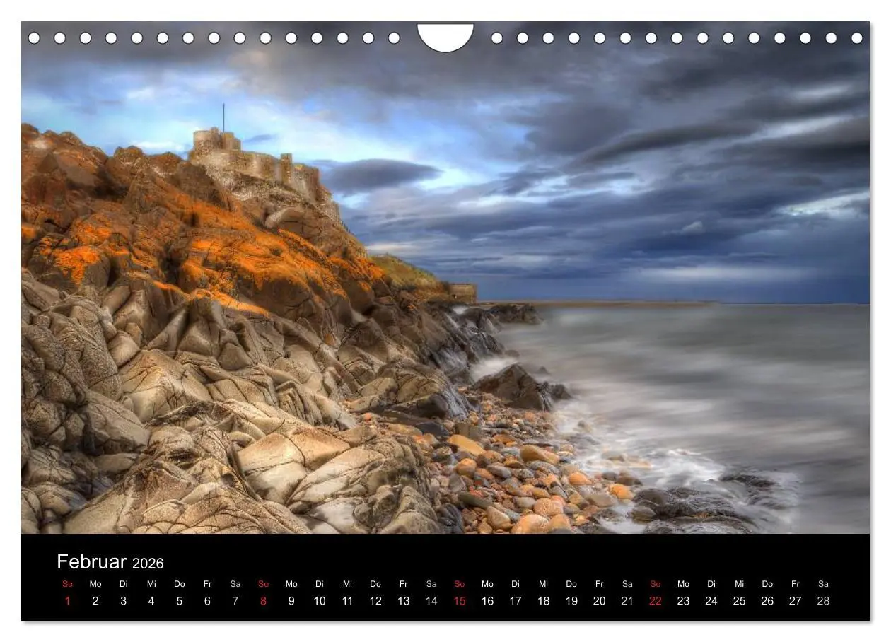 Bild: 9783516140033 | Holy Island - England (Wandkalender 2026 DIN A4 quer), CALVENDO...