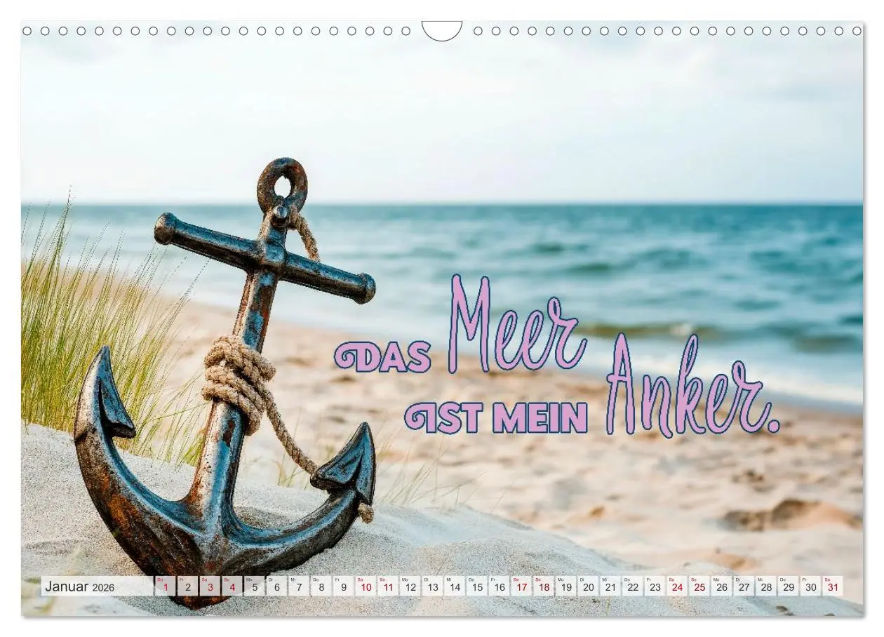 Bild: 9783516210033 | KÜSTENZAUBER Sehnsucht nach Meer (Wandkalender 2026 DIN A3 quer),...