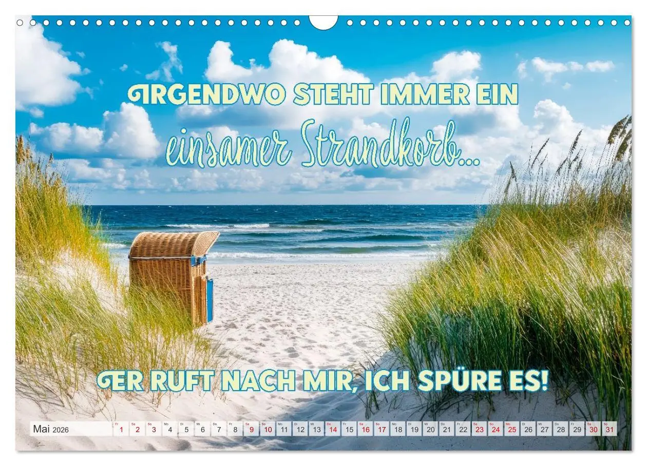 Bild: 9783516210033 | KÜSTENZAUBER Sehnsucht nach Meer (Wandkalender 2026 DIN A3 quer),...