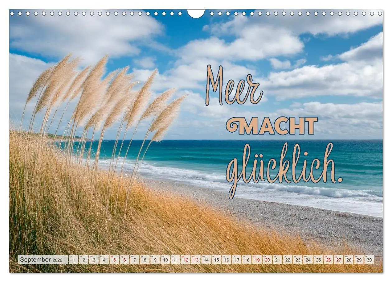 Bild: 9783516210033 | KÜSTENZAUBER Sehnsucht nach Meer (Wandkalender 2026 DIN A3 quer),...