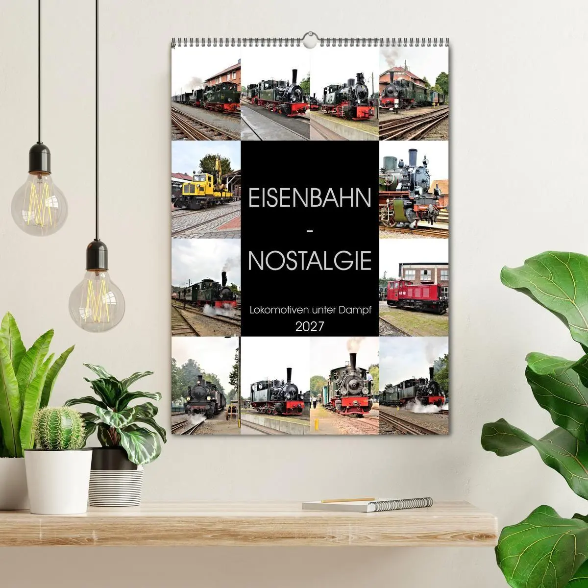 Bild: 9783569850033 | EISENBAHN - NOSTALGIE - 2027 (Wandkalender 2027 DIN A2 hoch),...