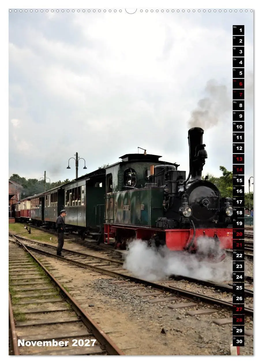 Bild: 9783569850033 | EISENBAHN - NOSTALGIE - 2027 (Wandkalender 2027 DIN A2 hoch),...