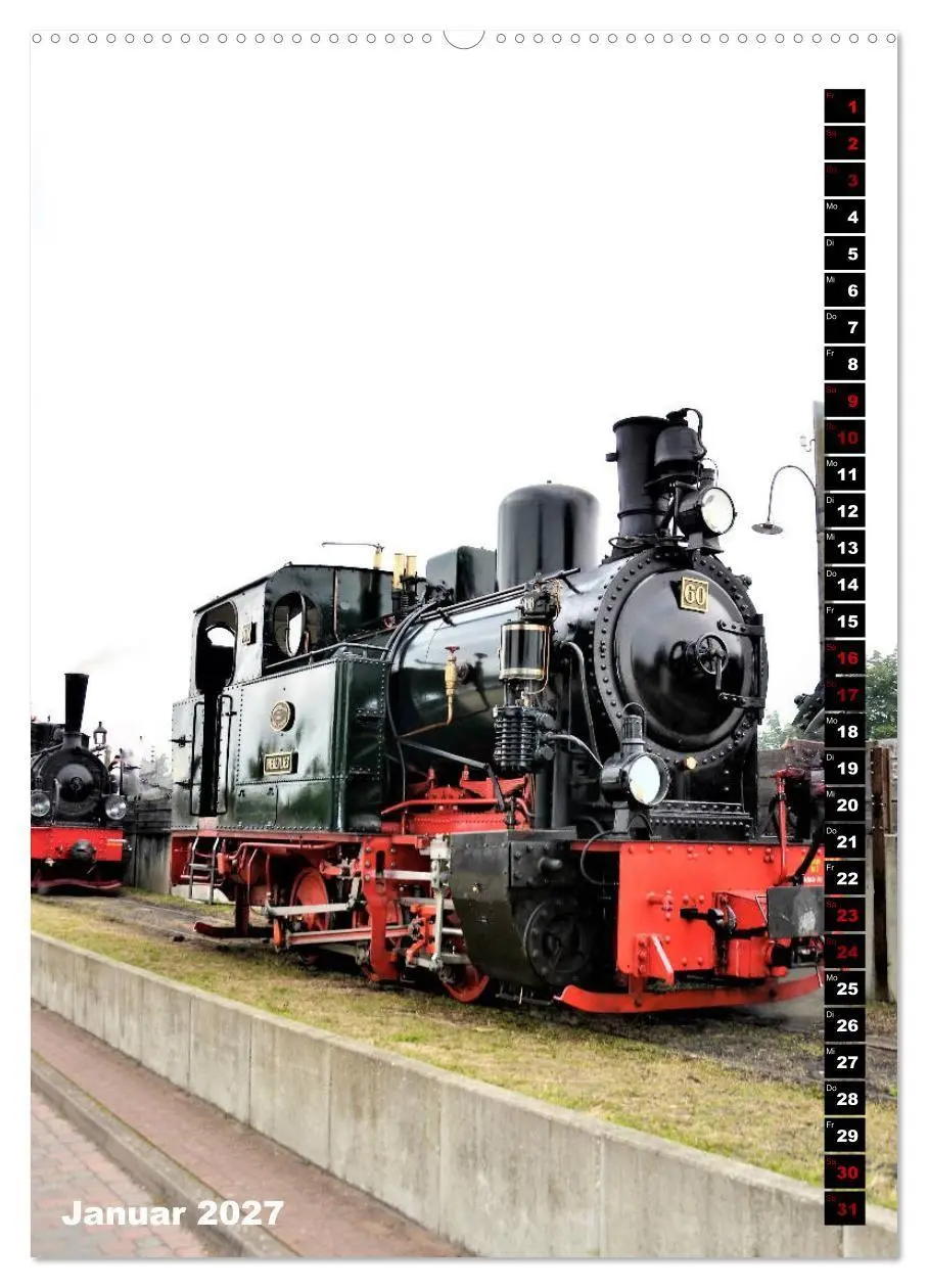 Bild: 9783569850033 | EISENBAHN - NOSTALGIE - 2027 (Wandkalender 2027 DIN A2 hoch),...