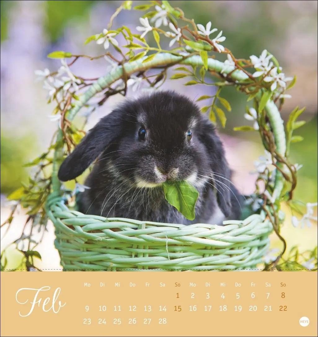 Bild: 9783756410033 | Süße Kaninchen Postkartenkalender 2026 | Monika Wegler | Kalender