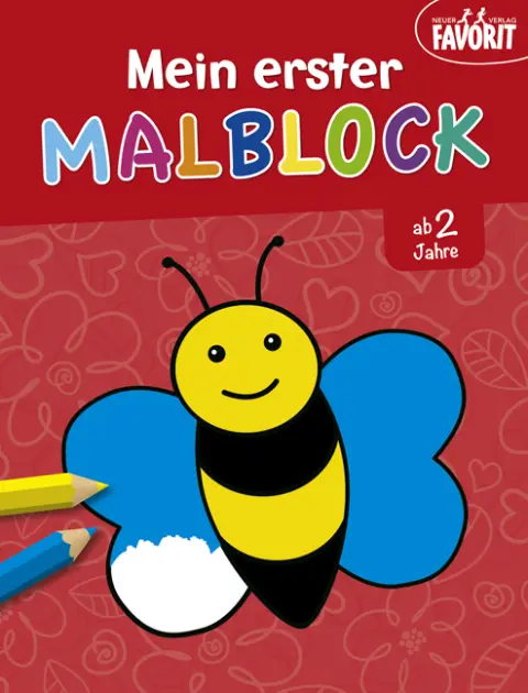 Cover: 9783849400033 | Mein erster Malblock - rot | Taschenbuch | Geblockt | Deutsch | 2016