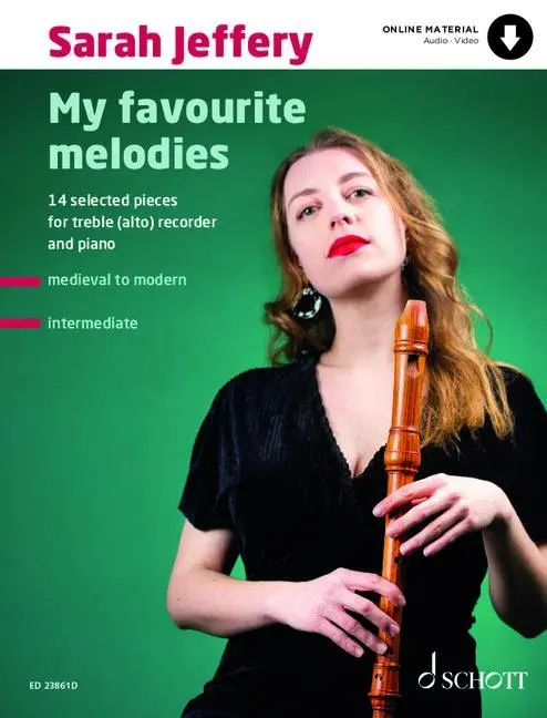 Cover: 9790001220033 | My Favourite Melodies | 14 Selected Pieces. Altblockflöte und Klavier.