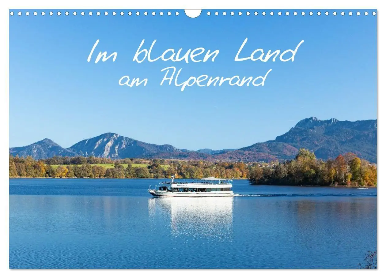 Cover: 9783516820133 | Im blauen Land am Alpenrand (Wandkalender 2027 DIN A3 quer),...