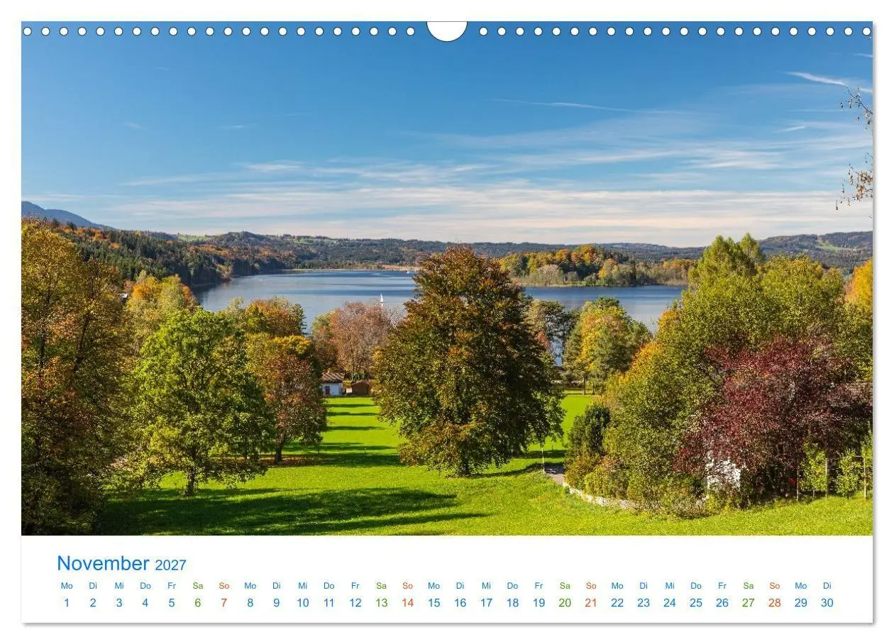 Bild: 9783516820133 | Im blauen Land am Alpenrand (Wandkalender 2027 DIN A3 quer),...