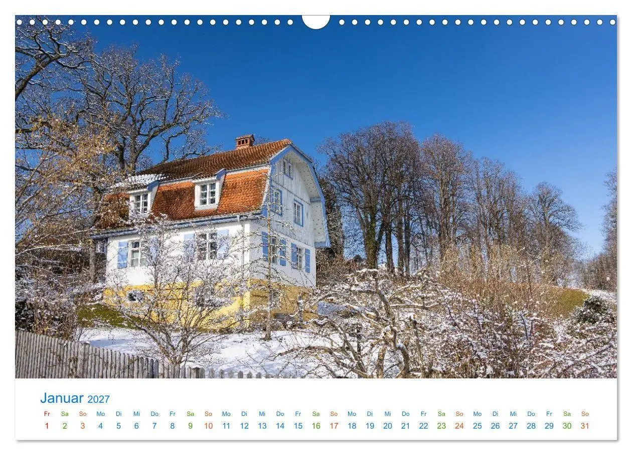 Bild: 9783516820133 | Im blauen Land am Alpenrand (Wandkalender 2027 DIN A3 quer),...