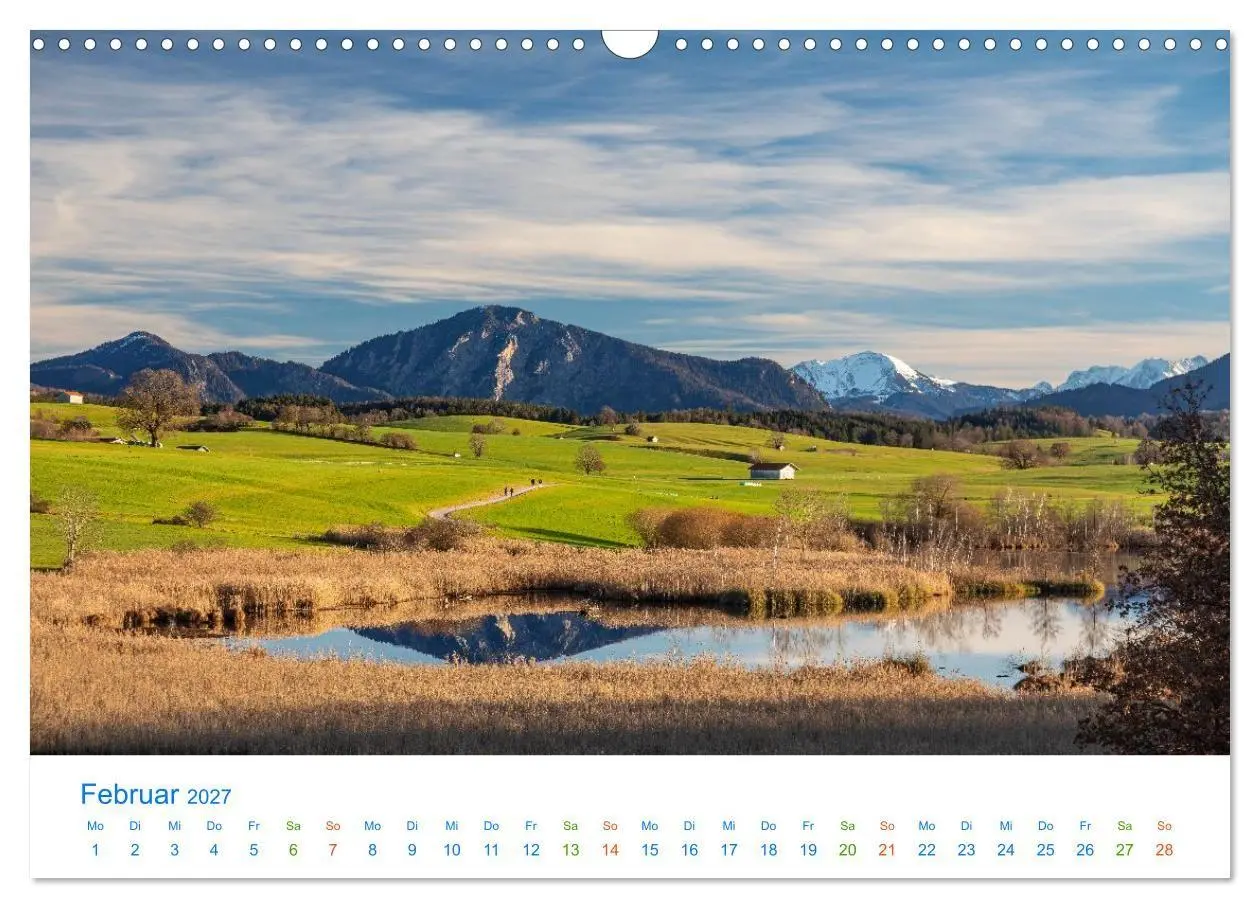 Bild: 9783516820133 | Im blauen Land am Alpenrand (Wandkalender 2027 DIN A3 quer),...