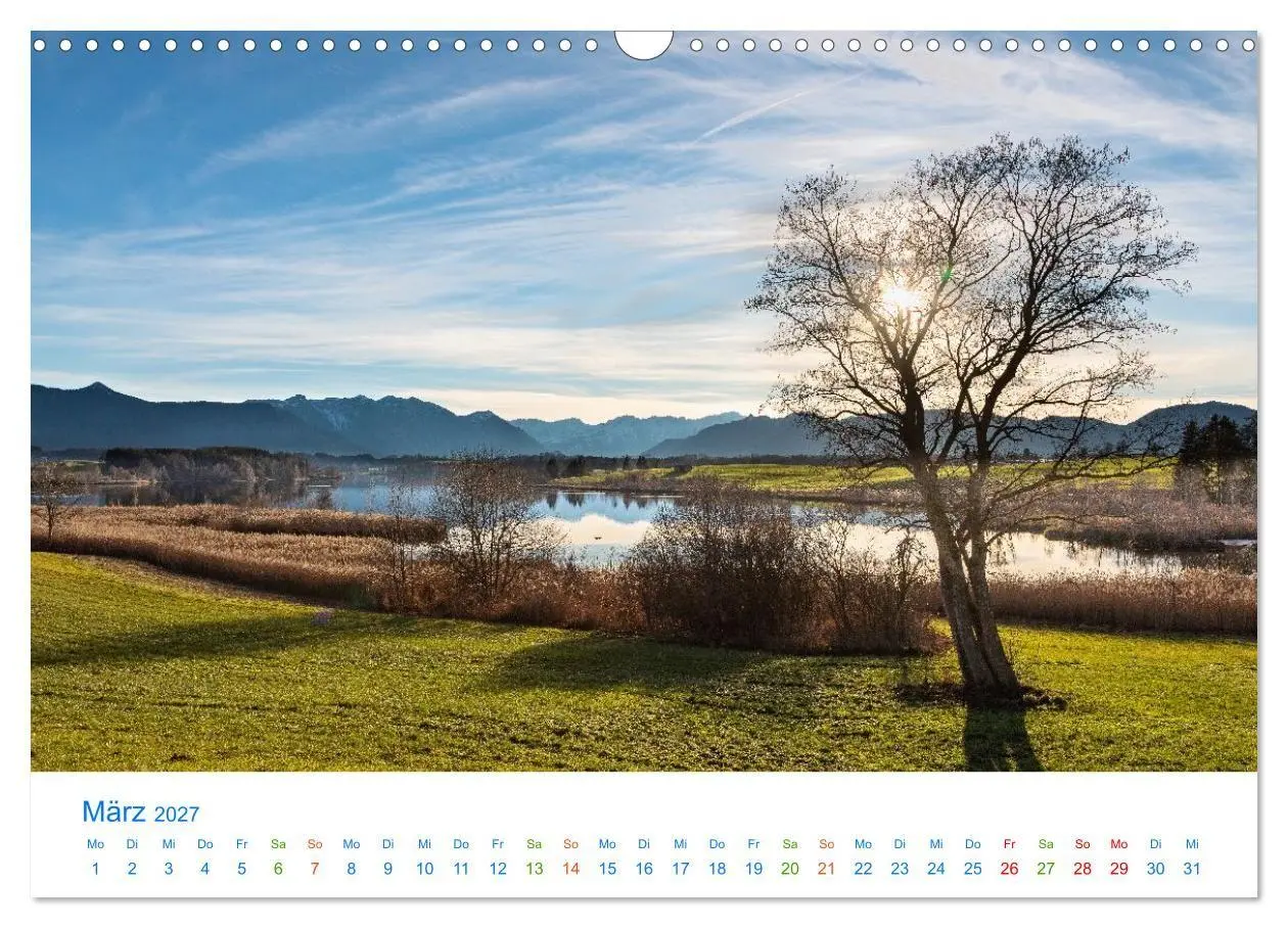 Bild: 9783516820133 | Im blauen Land am Alpenrand (Wandkalender 2027 DIN A3 quer),...