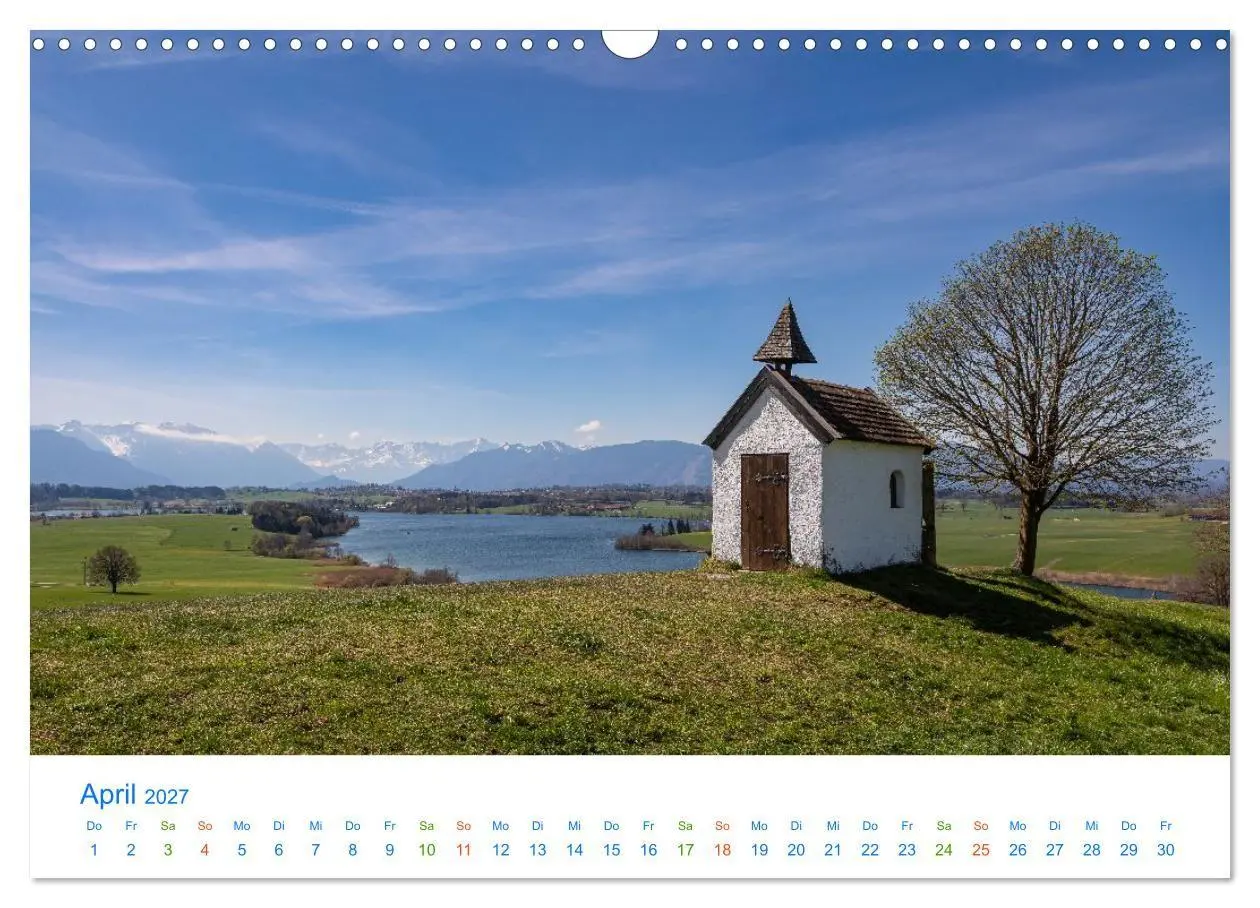 Bild: 9783516820133 | Im blauen Land am Alpenrand (Wandkalender 2027 DIN A3 quer),...