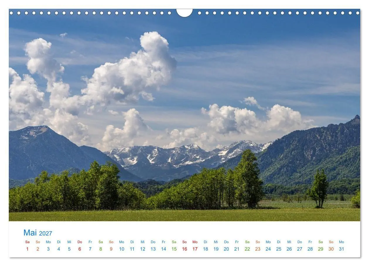 Bild: 9783516820133 | Im blauen Land am Alpenrand (Wandkalender 2027 DIN A3 quer),...