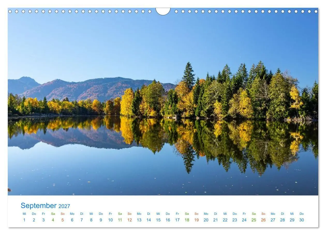 Bild: 9783516820133 | Im blauen Land am Alpenrand (Wandkalender 2027 DIN A3 quer),...
