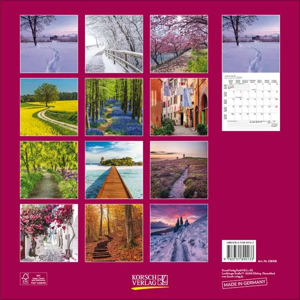 Bild: 9783731890133 | Traumwege 2026 | Verlag Korsch | Kalender | 13 S. | Deutsch | 2026