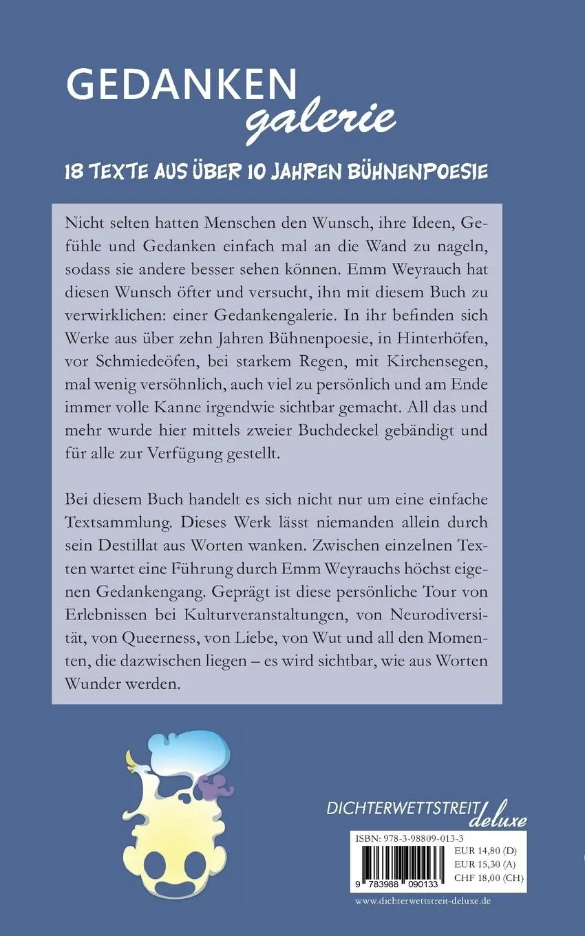 Rückseite: 9783988090133 | Gedankengalerie | Wie aus Worten Wunder werden | Emm Weyrauch | Buch