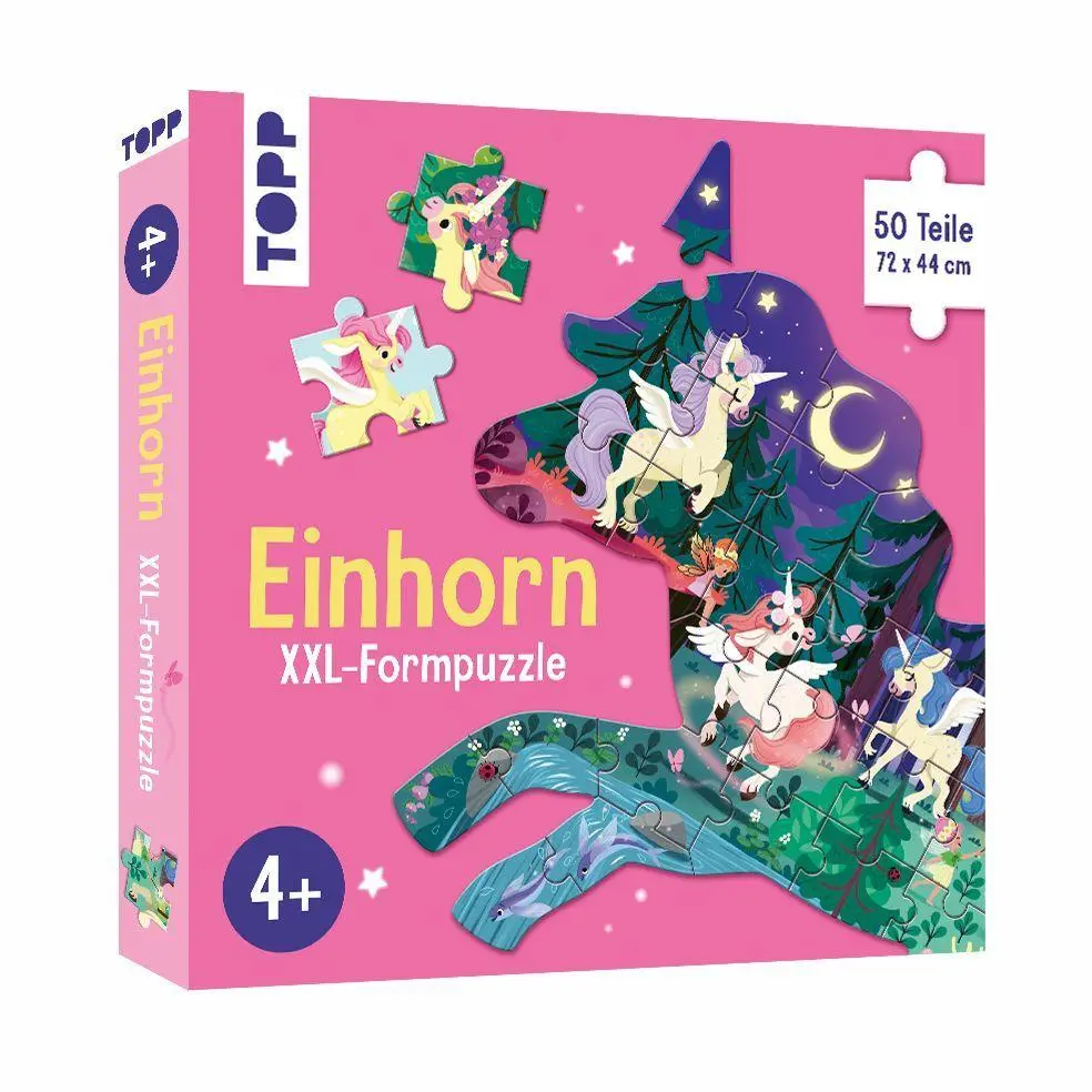 Cover: 4007742170233 | Einhorn XXL-Formpuzzle | Bodenpuzzle mit 50 Teilen | Emmanuelle Colin