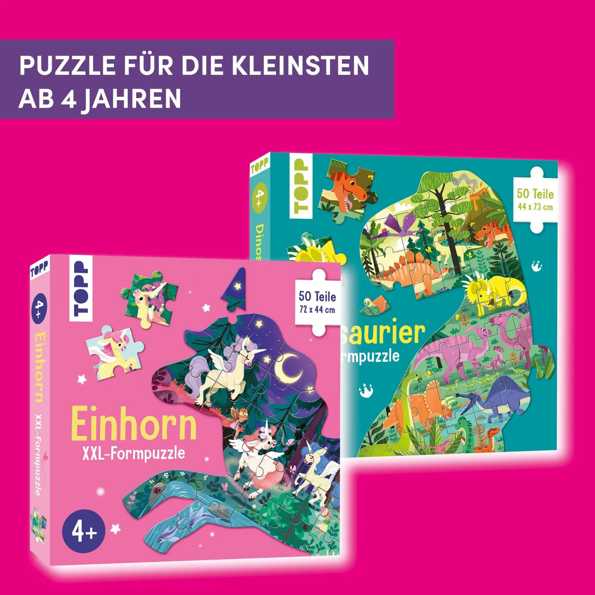 Bild: 4007742170233 | Einhorn XXL-Formpuzzle | Bodenpuzzle mit 50 Teilen | Emmanuelle Colin