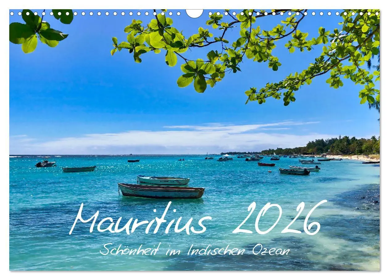 Cover: 9783457270233 | Mauritius - Schönheit im Indischen Ozean (Wandkalender 2026 DIN A3...