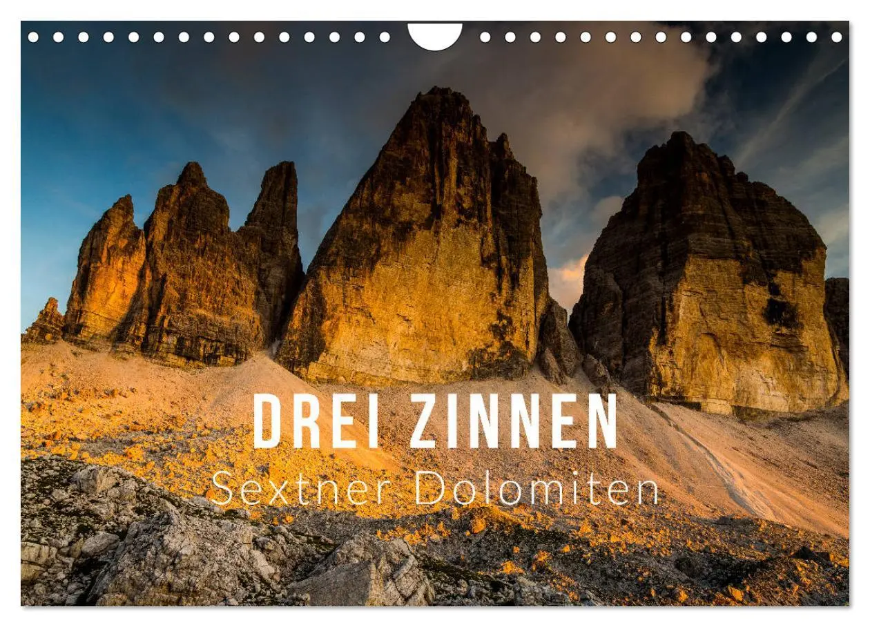 Cover: 9783457890233 | Drei Zinnen. Sextner Dolomiten (Wandkalender 2026 DIN A4 quer),...
