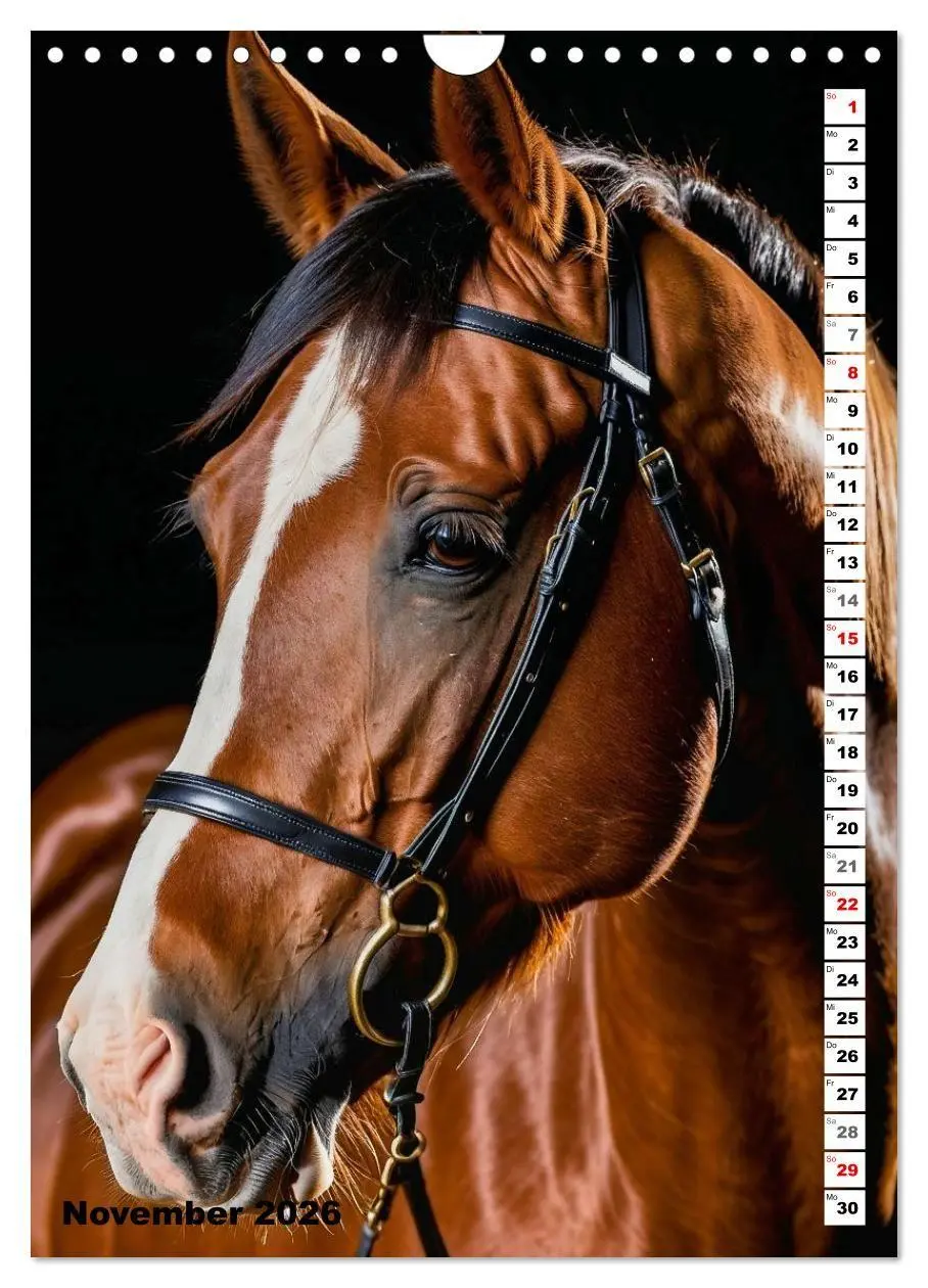 Bild: 9783516670233 | Pferdekalender - Wunderschöne Pferde in Natur und Portraits...
