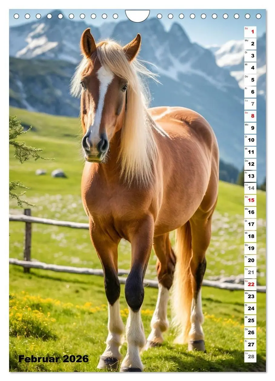 Bild: 9783516670233 | Pferdekalender - Wunderschöne Pferde in Natur und Portraits...