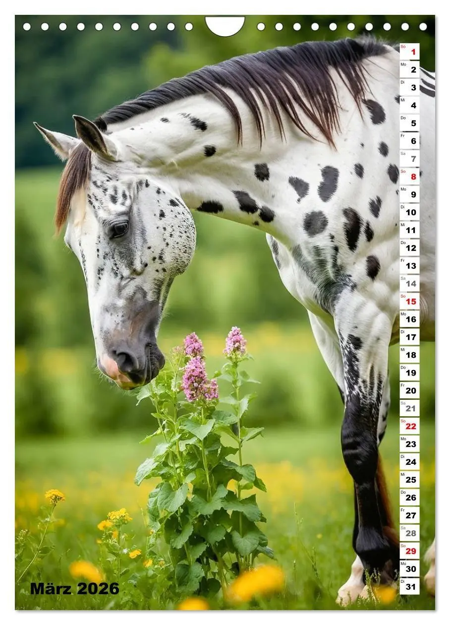 Bild: 9783516670233 | Pferdekalender - Wunderschöne Pferde in Natur und Portraits...
