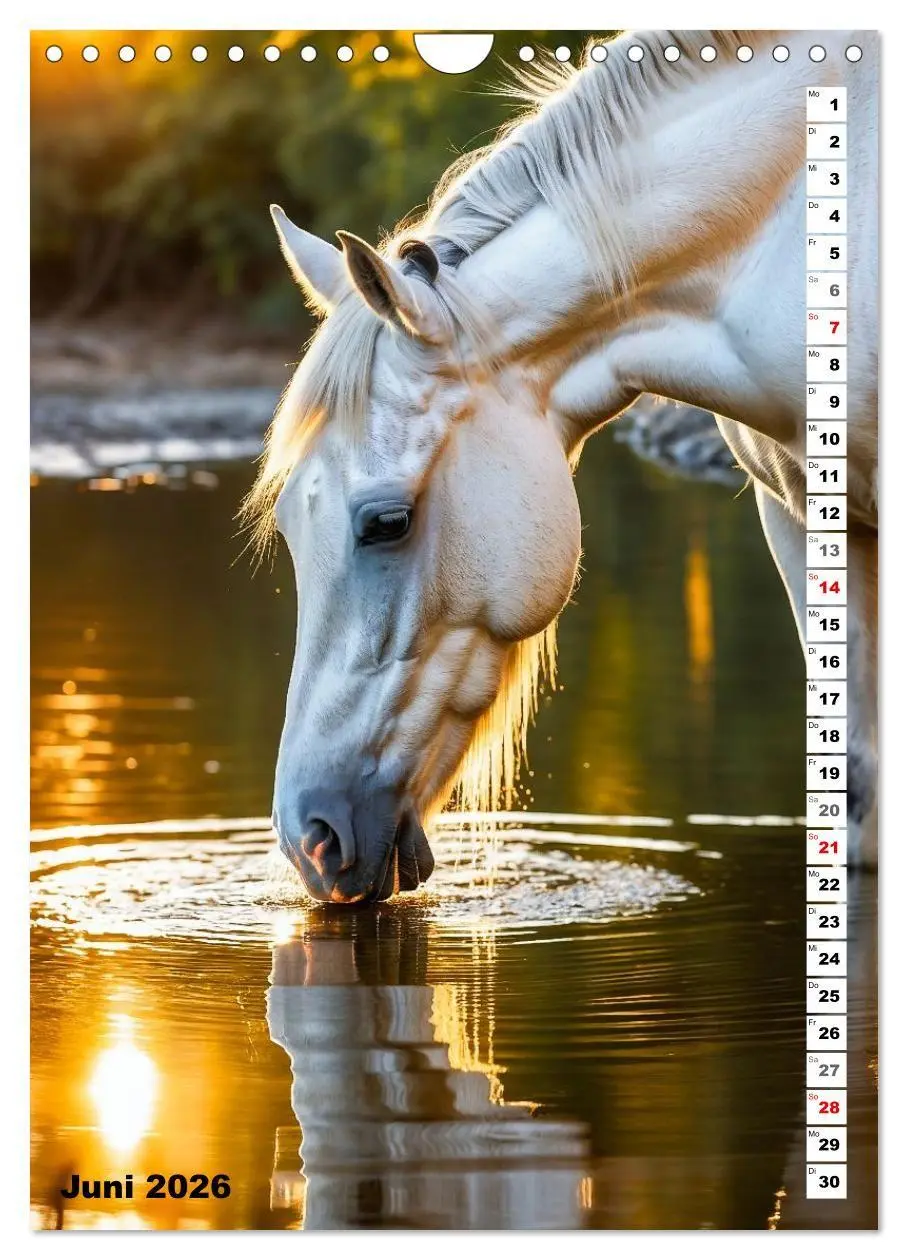 Bild: 9783516670233 | Pferdekalender - Wunderschöne Pferde in Natur und Portraits...